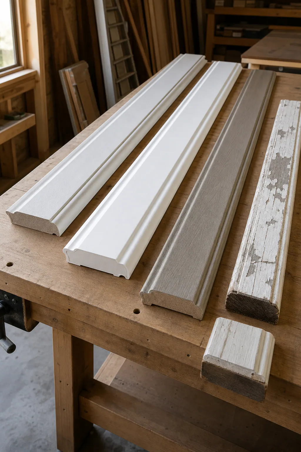 PVC and Wood Replacement Trim Selection