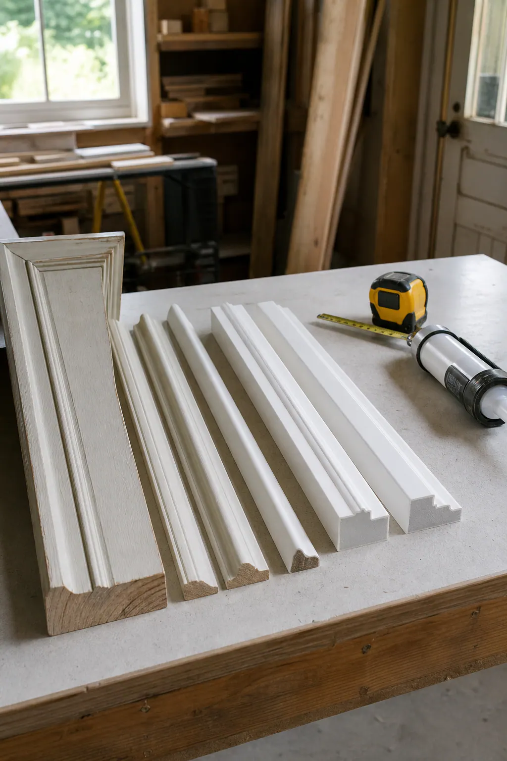 Supporting 3 Wood And Pvc Trim Material Selec