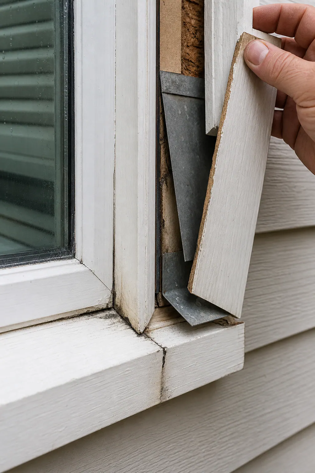Supporting 2 Tracing Water At Window Casing