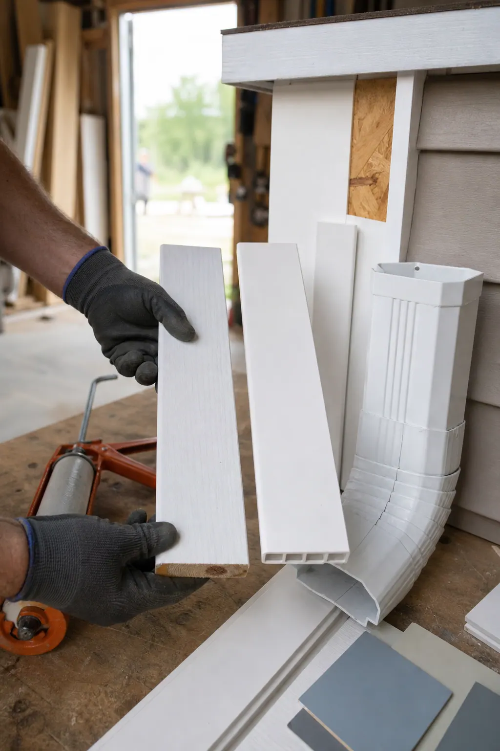 Supporting 3 Pvc And Wood Trim Material Choic
