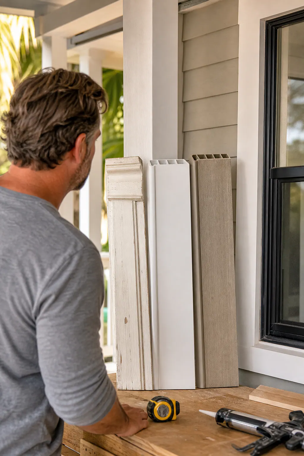 Trim Material Options for a Weather-Exposed Porch