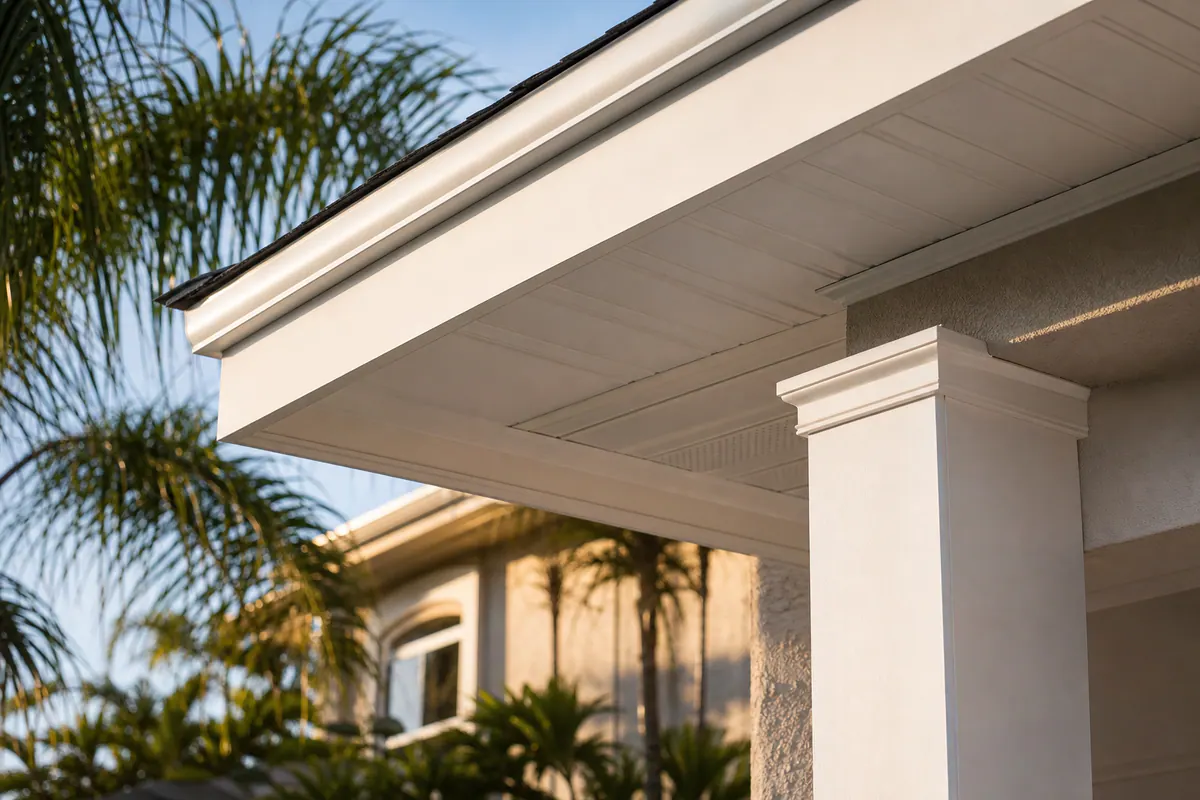 Florida-ready fascia and porch trim materials