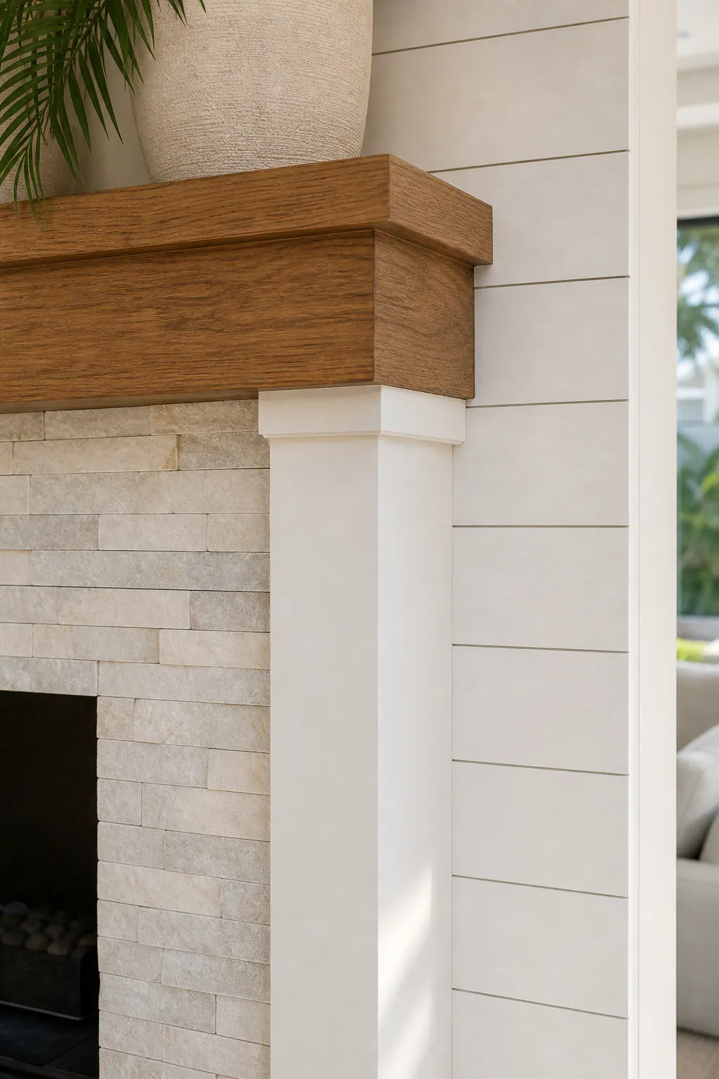 Clean Stone-to-Trim Transition Detail