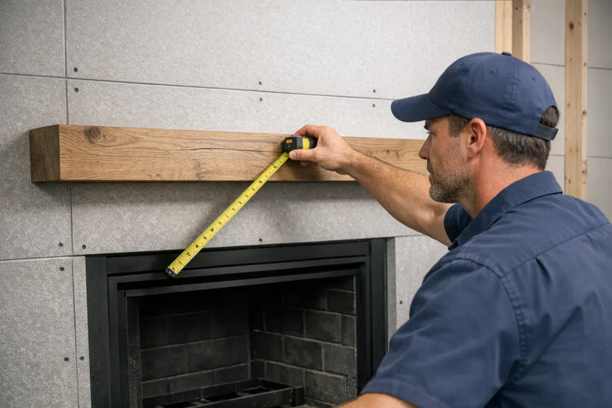 Supporting 4 Checking Mantel Clearance