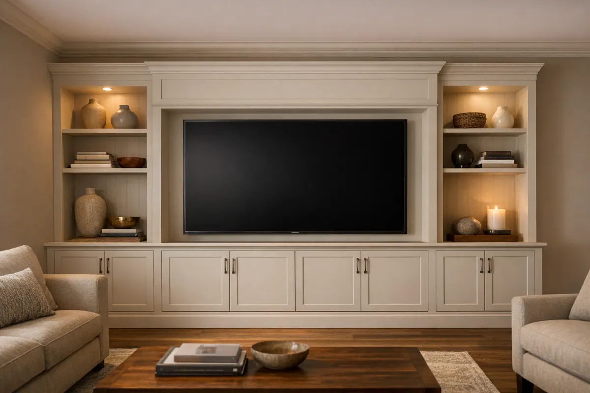 Balanced Entertainment Center Trim