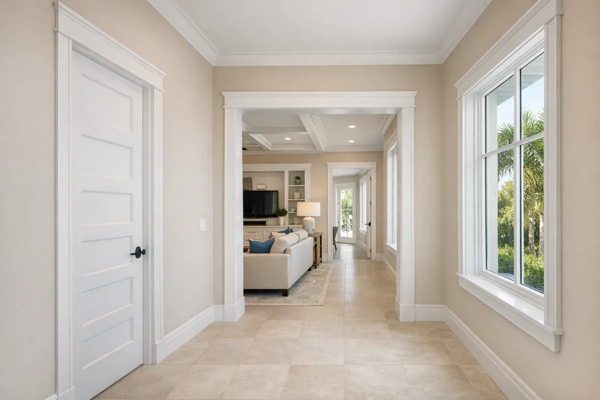 Coordinated Door and Window Trim