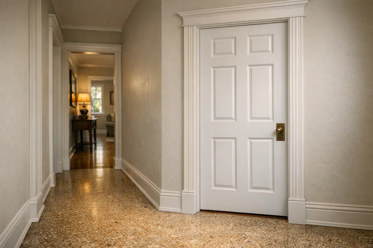 Traditional Florida Home Baseboard