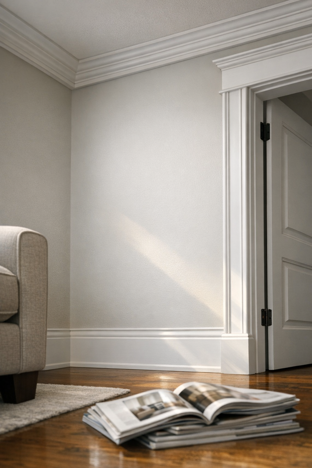 Balanced trim scale and ceiling height