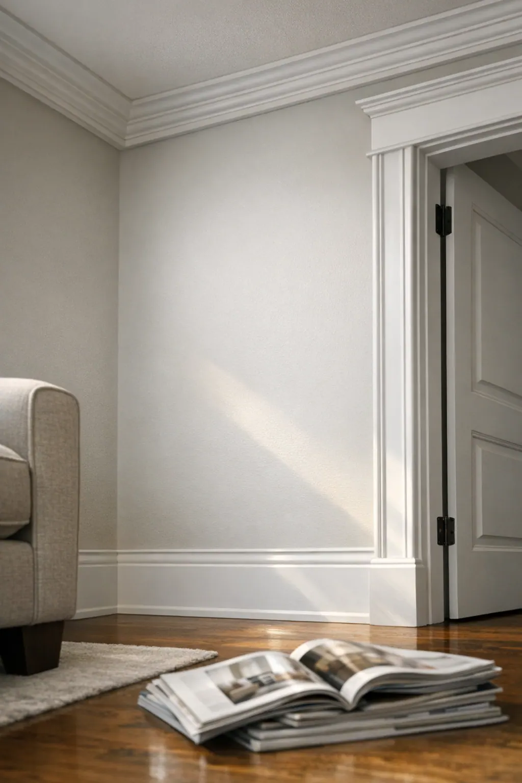 Balanced trim scale and ceiling height