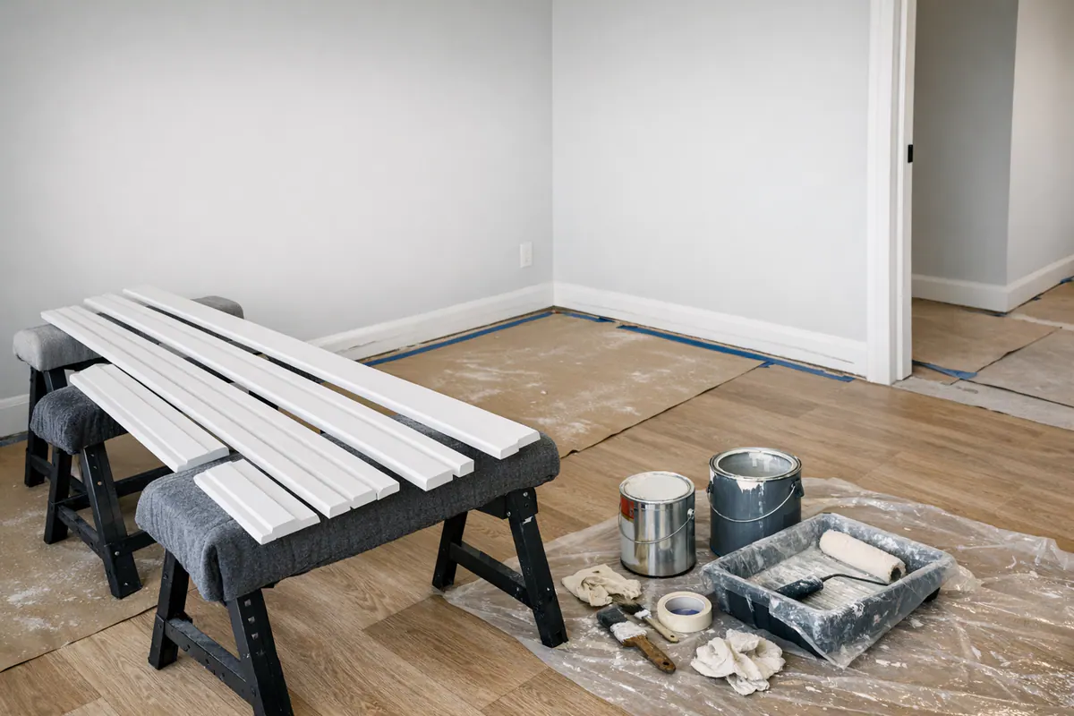 Coordinating Paint Flooring and Trim