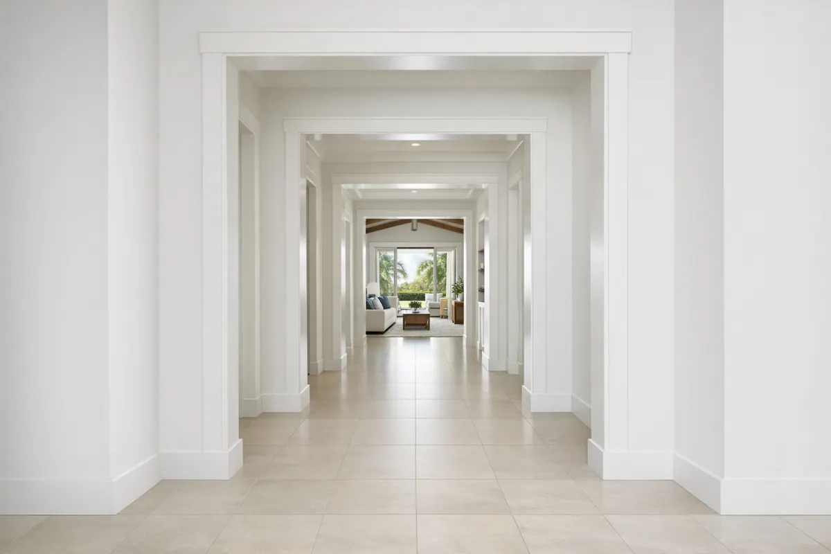 Consistent Trim Through Long Sightline