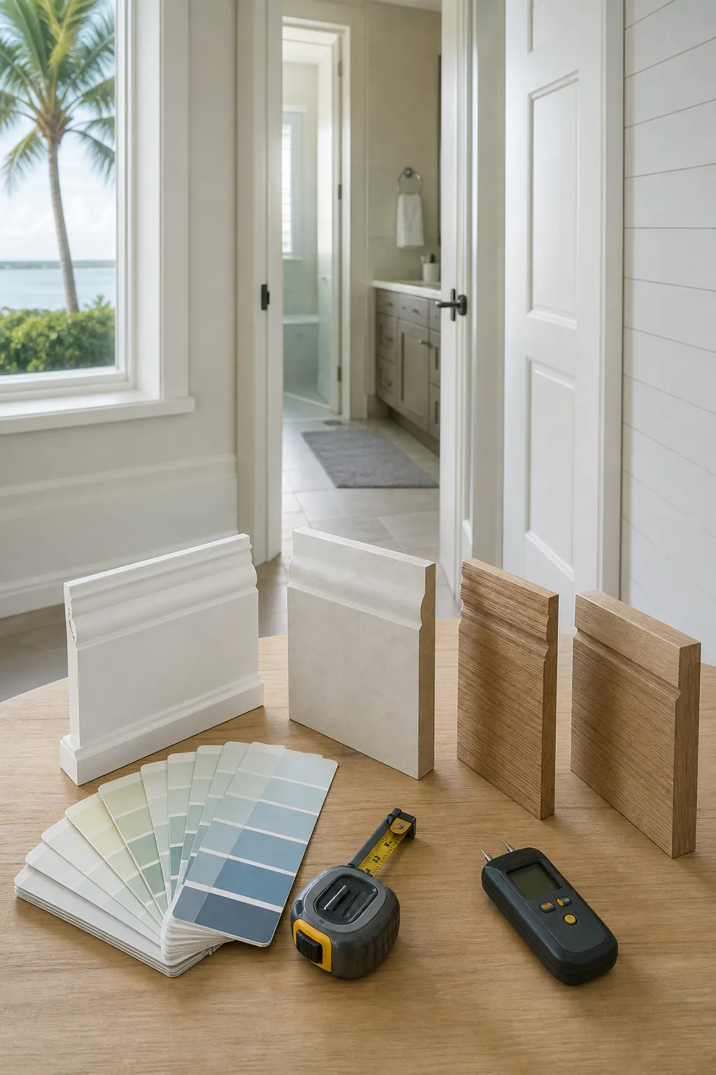 Trim Material Selection for Moisture-Prone Areas