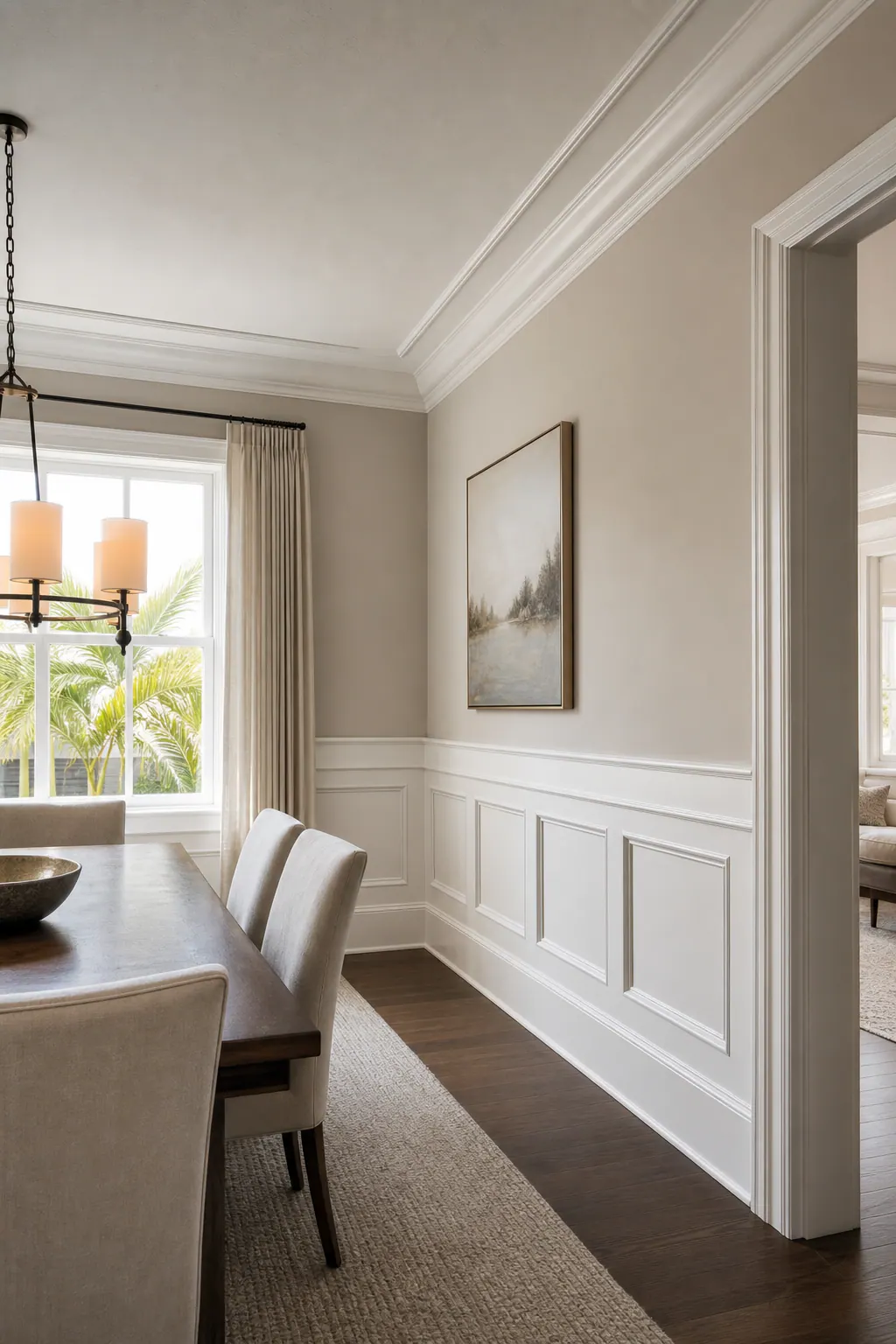 Crown Molding and Decorative Wall Paneling