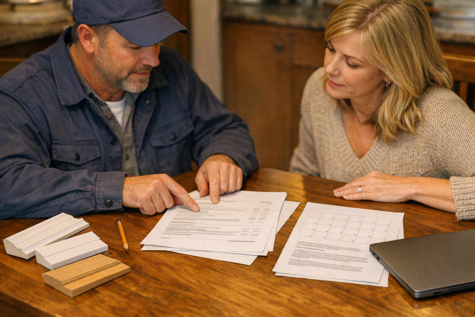 Reviewing estimate and schedule
