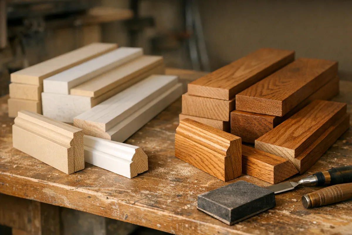 Supporting 2 Material Choice Before Finish