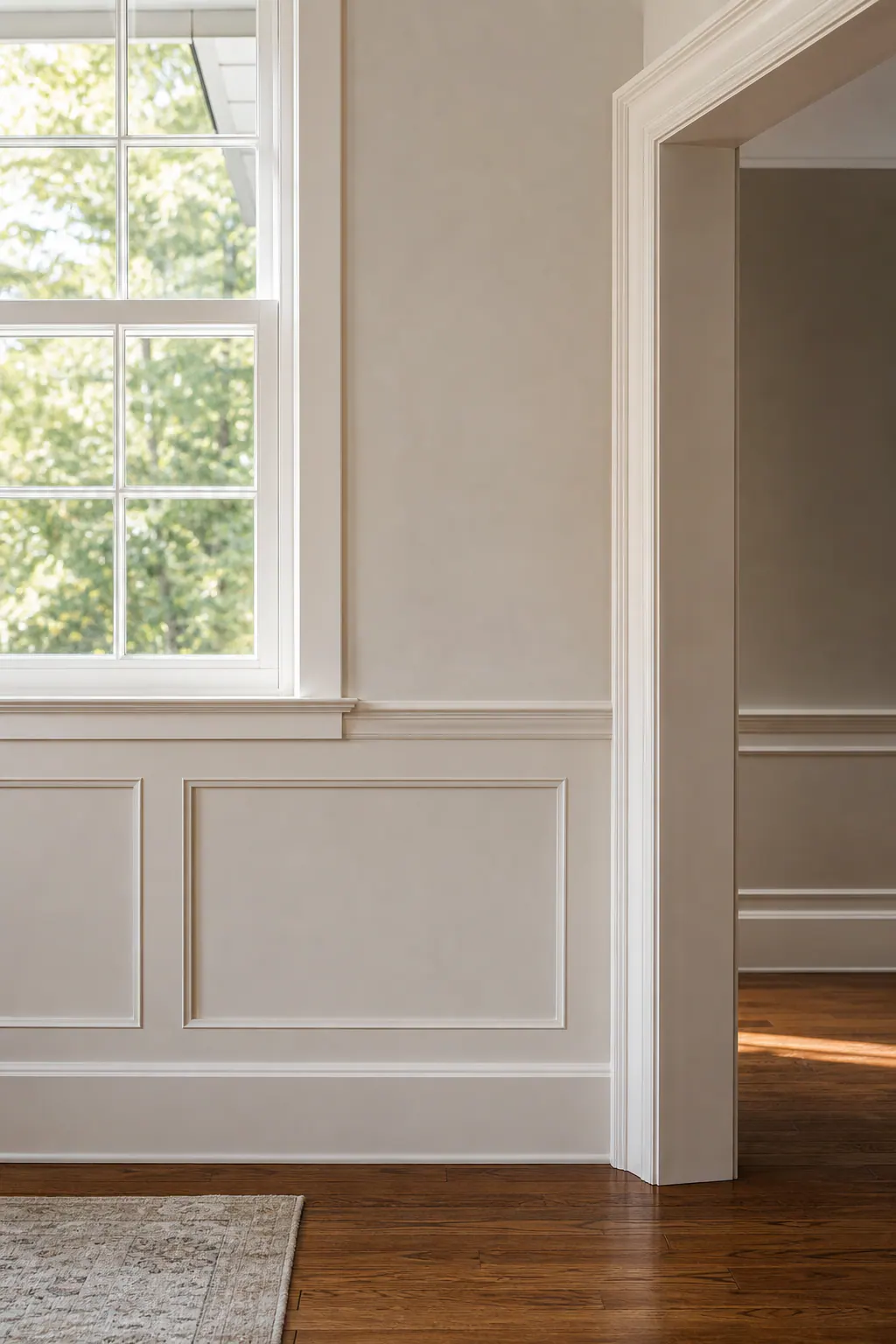 Wainscoting Aligned With Openings