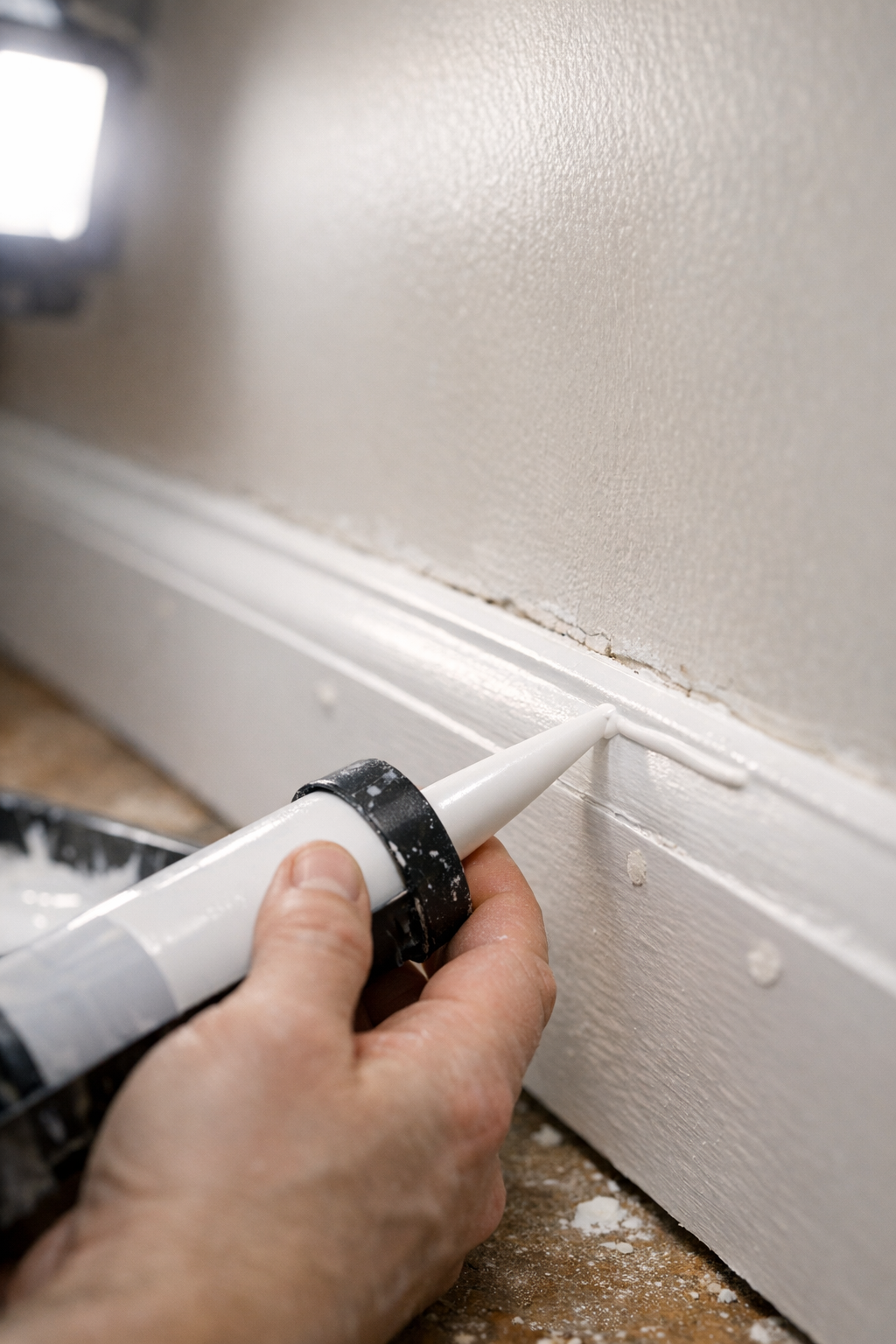 Repair caulk and paint before replacement