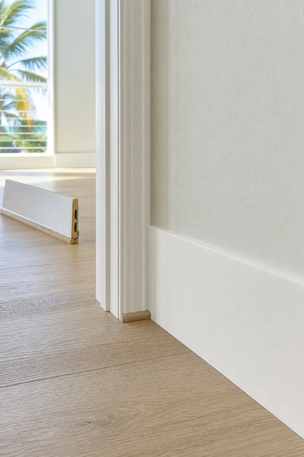 Flooring and Baseboard Transition