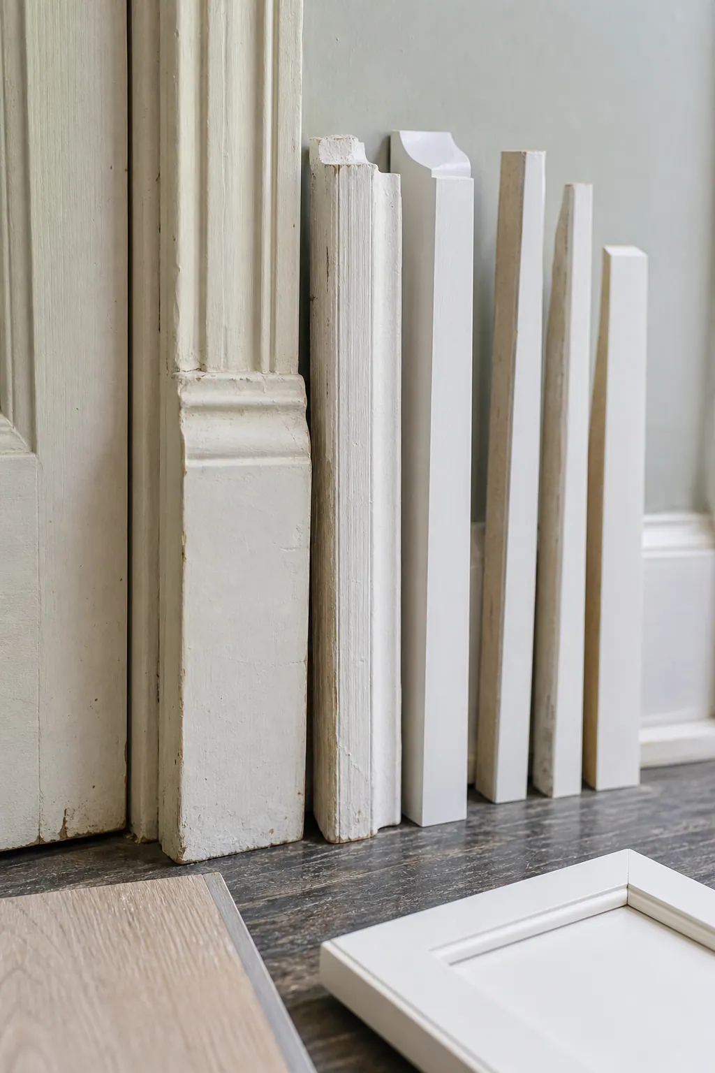 Supporting 2 Comparing Existing And New Trim