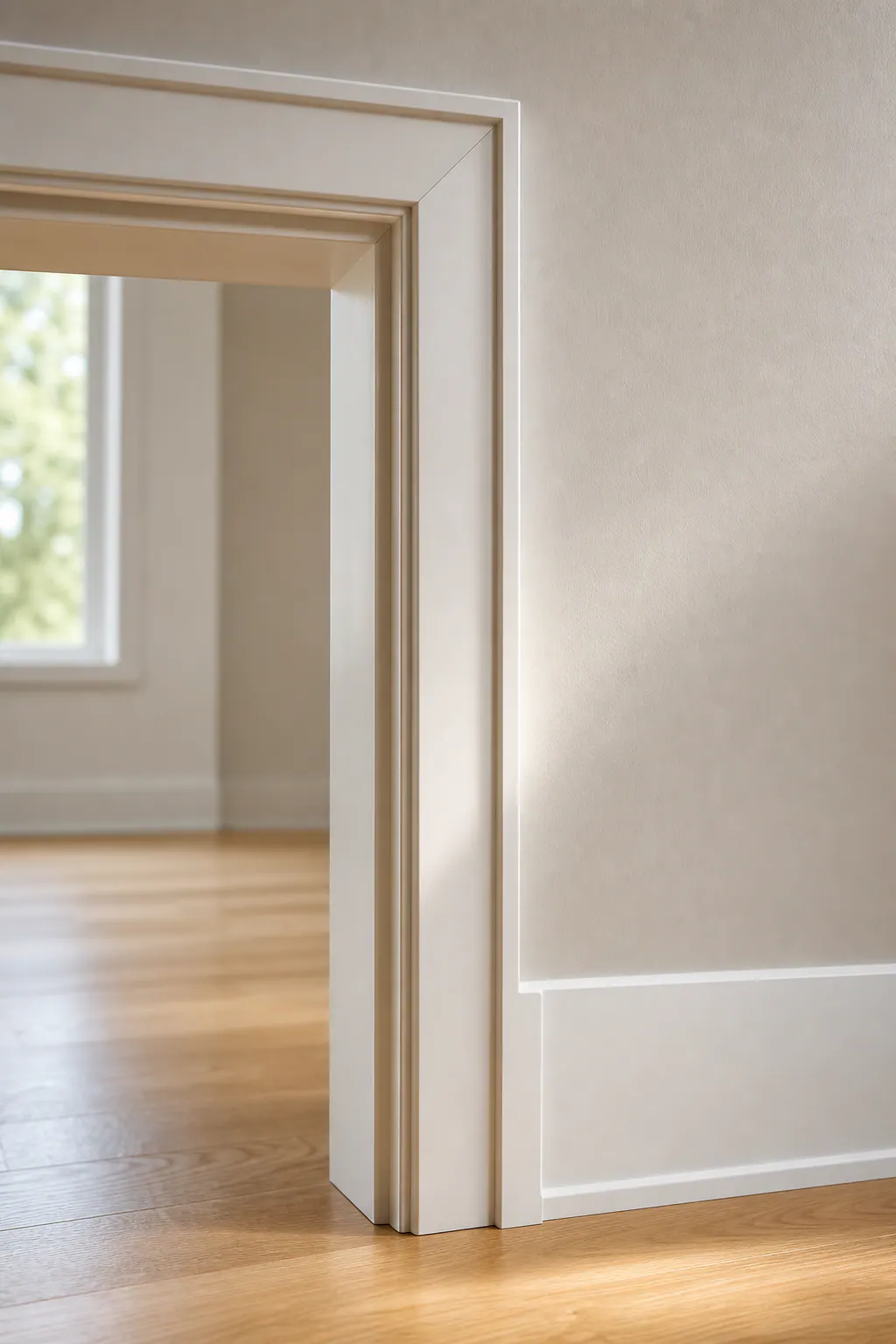 Finish Carpentry Detail at a Doorway