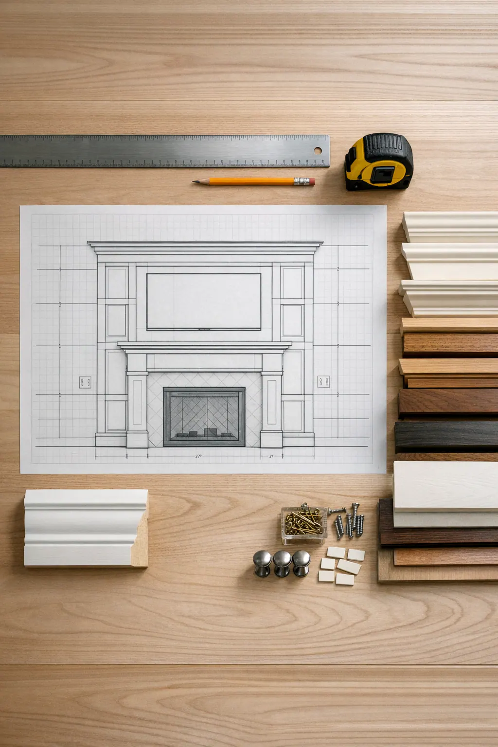 Professional Layout Before Installation