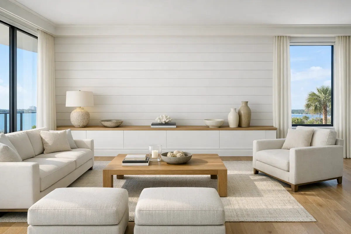 Shiplap Installation in Longboat Key