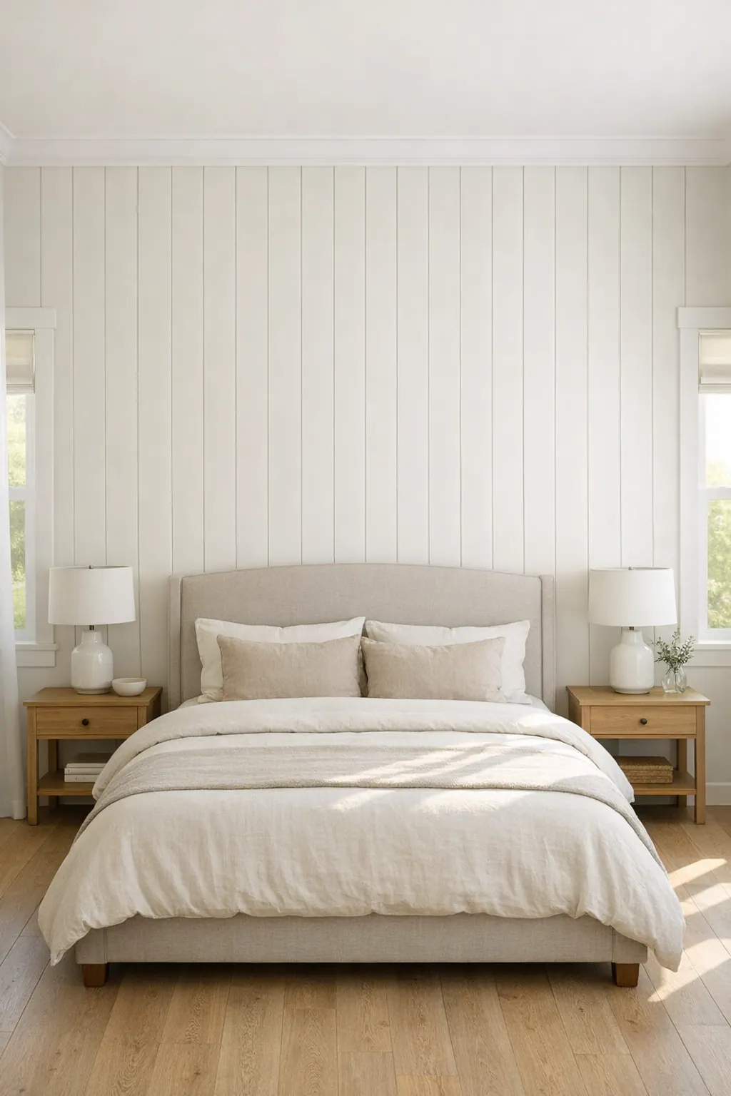 Calm Bedroom Accent Wall