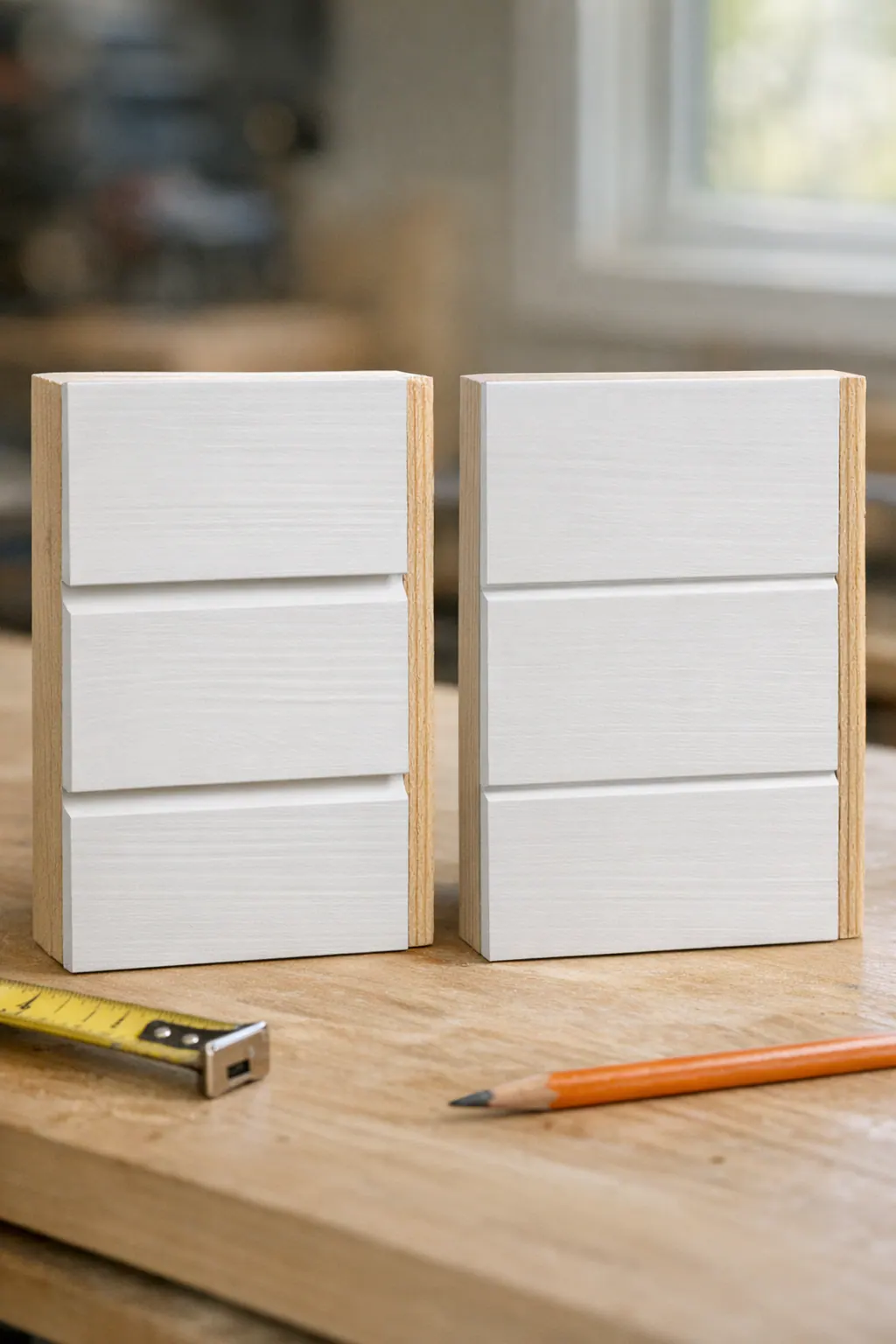 Shiplap Profile Comparison at Workshop