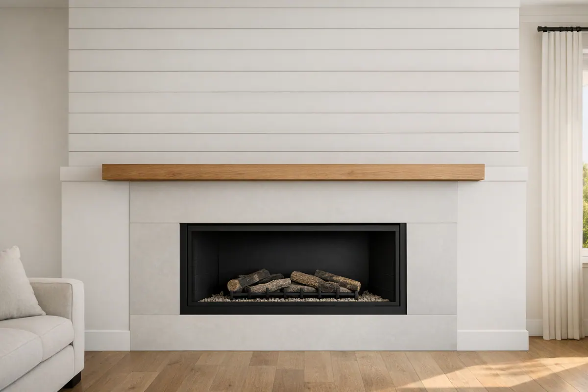 Fireplace Shiplap Surround