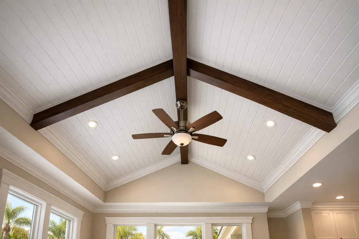 Ceiling Planks and Finished Edges
