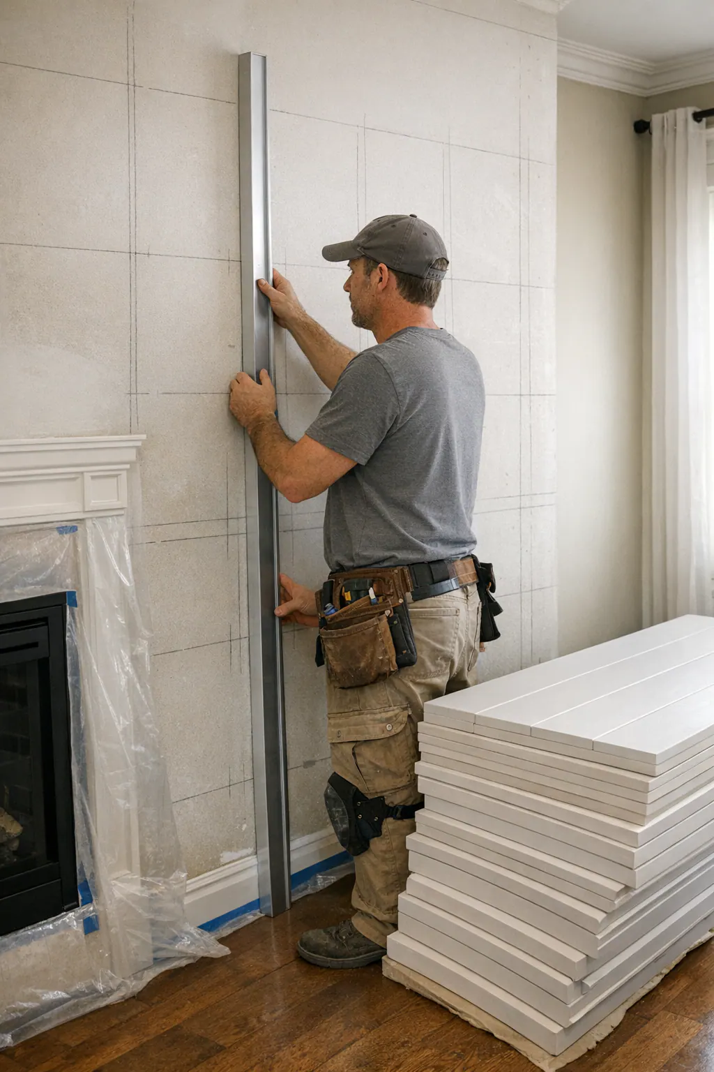 Finish-Carpentry Wall Preparation
