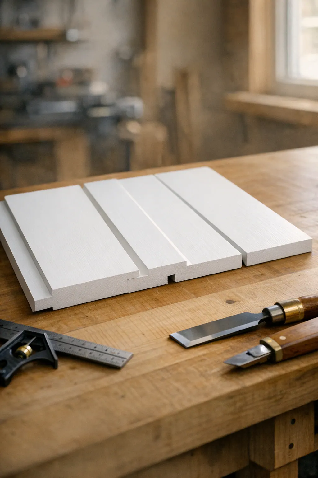 Shiplap Profile Comparison at the Workshop