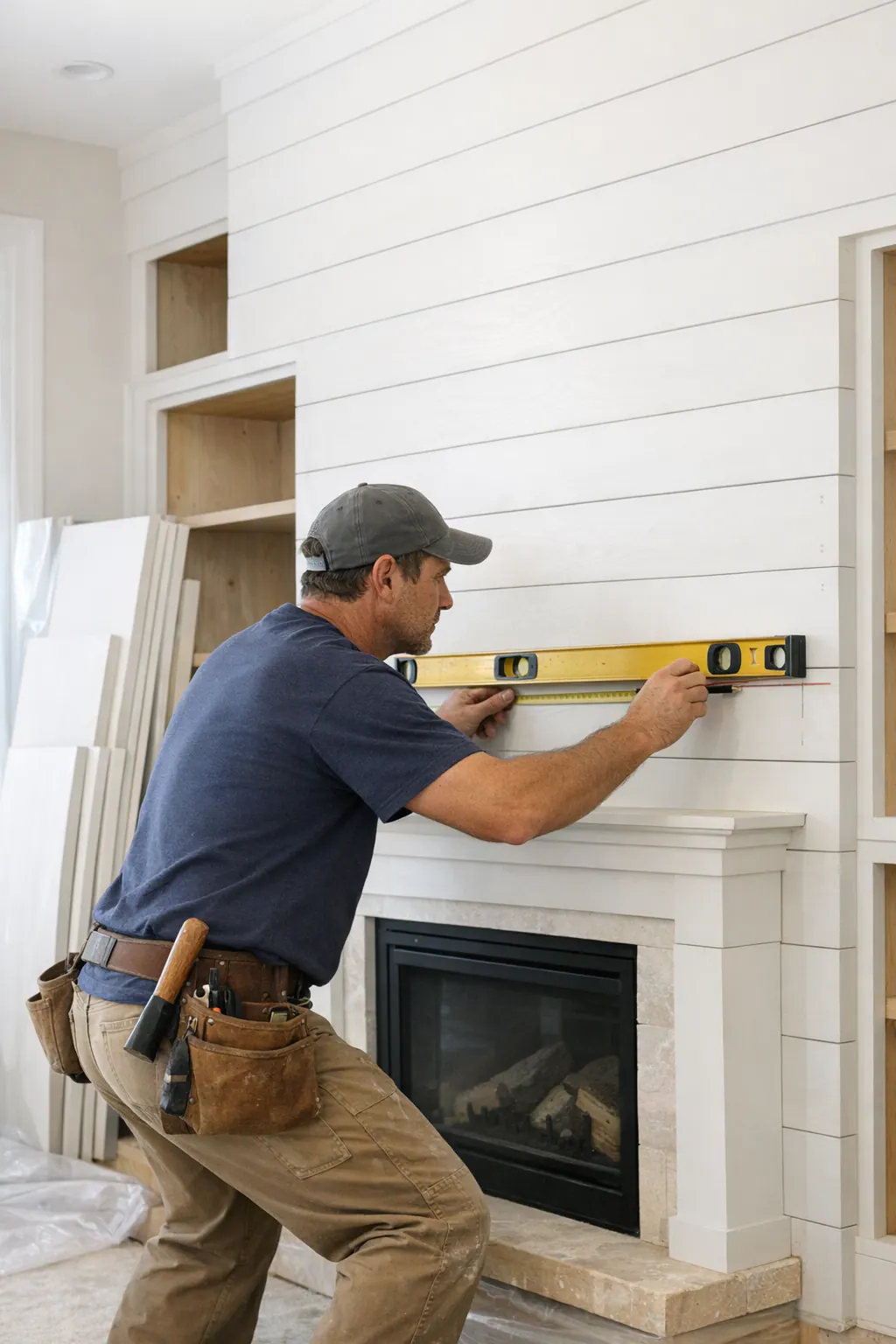 Finish Carpenter Planning the Wall Layout