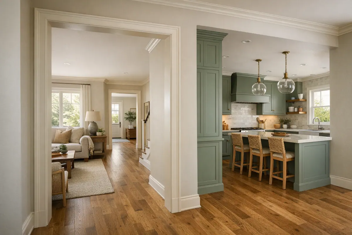 Should Interior Trim Match the Walls, Cabinets, or Ceiling? A Homeowner’s Guide to Trim Colors