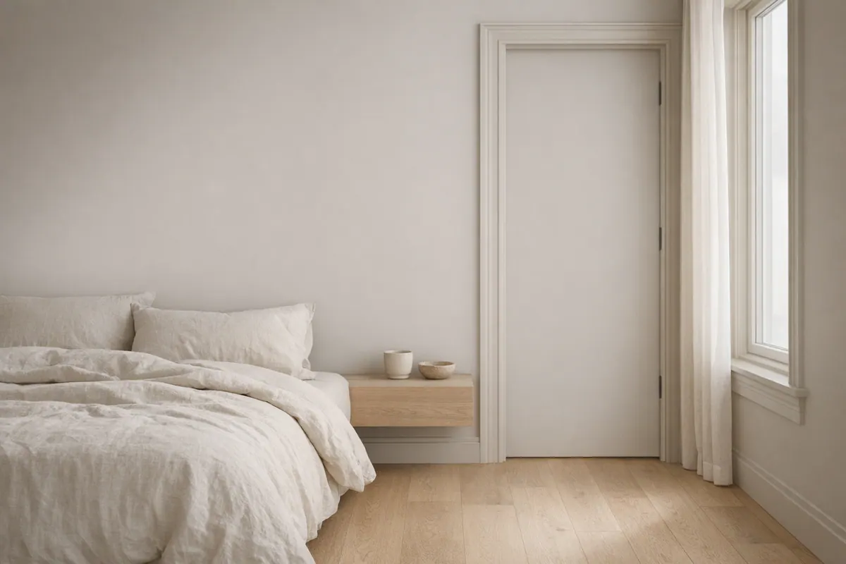 Seamless wall-matched trim