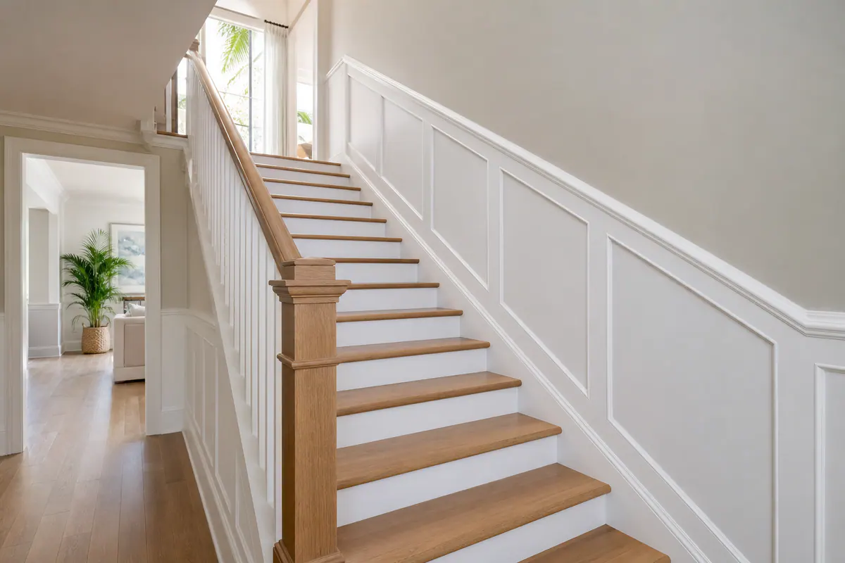 Stair Trim and Wainscoting in Englewood, FL