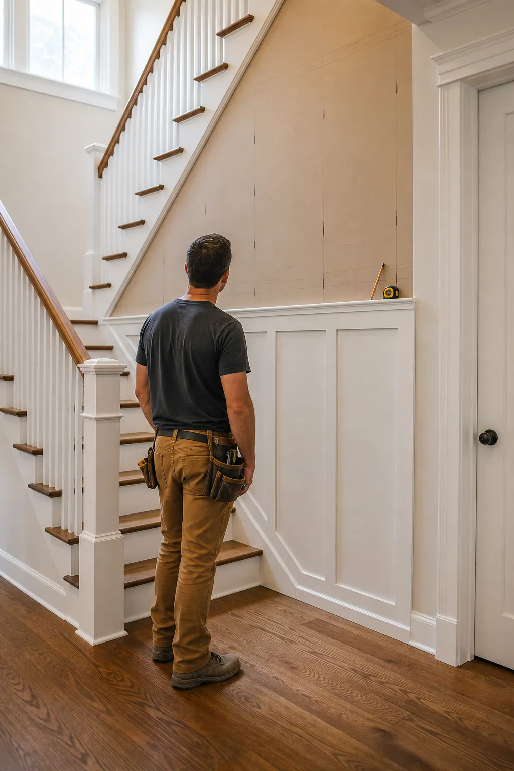 Measured Wainscoting Layout