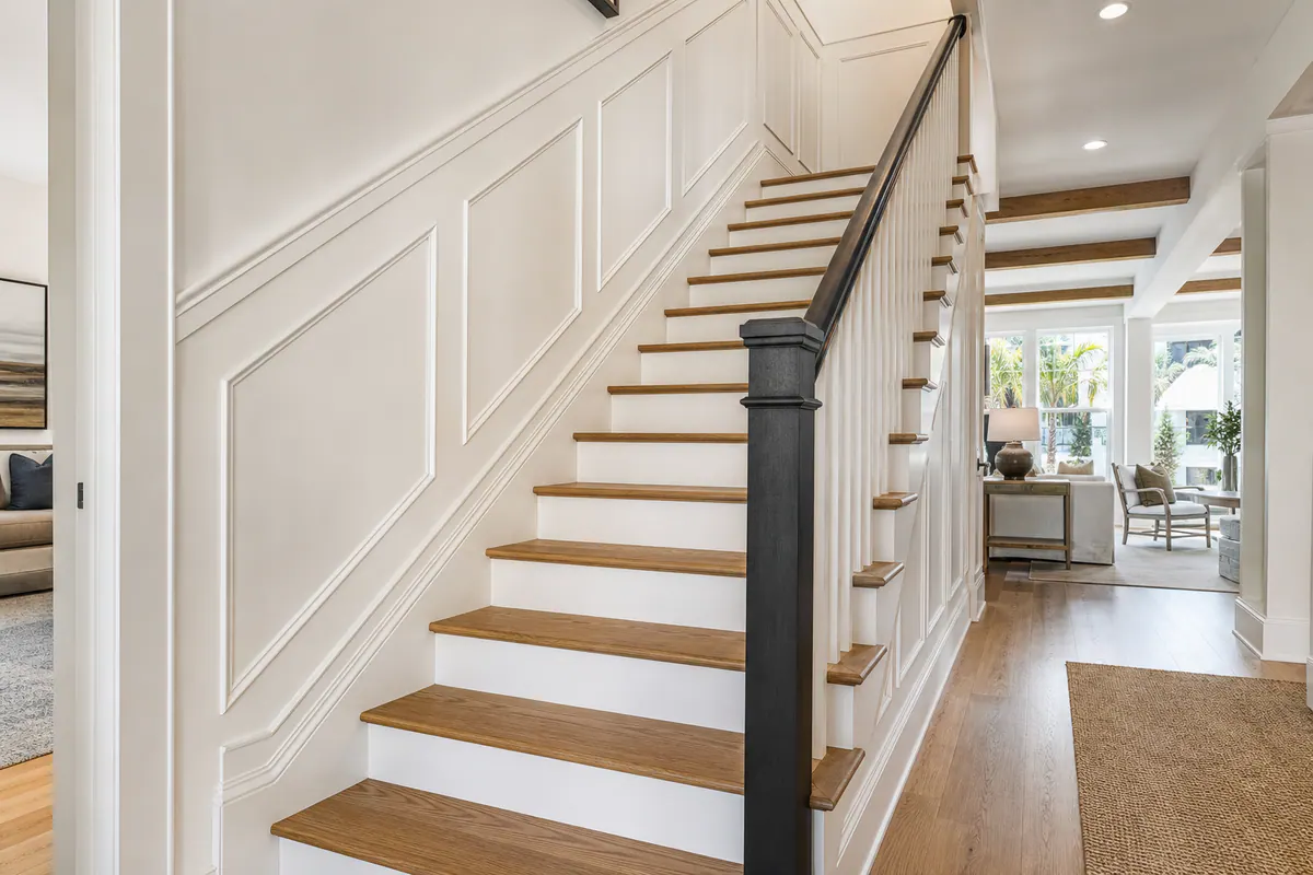 Stair Trim and Wainscoting in Laurel, FL