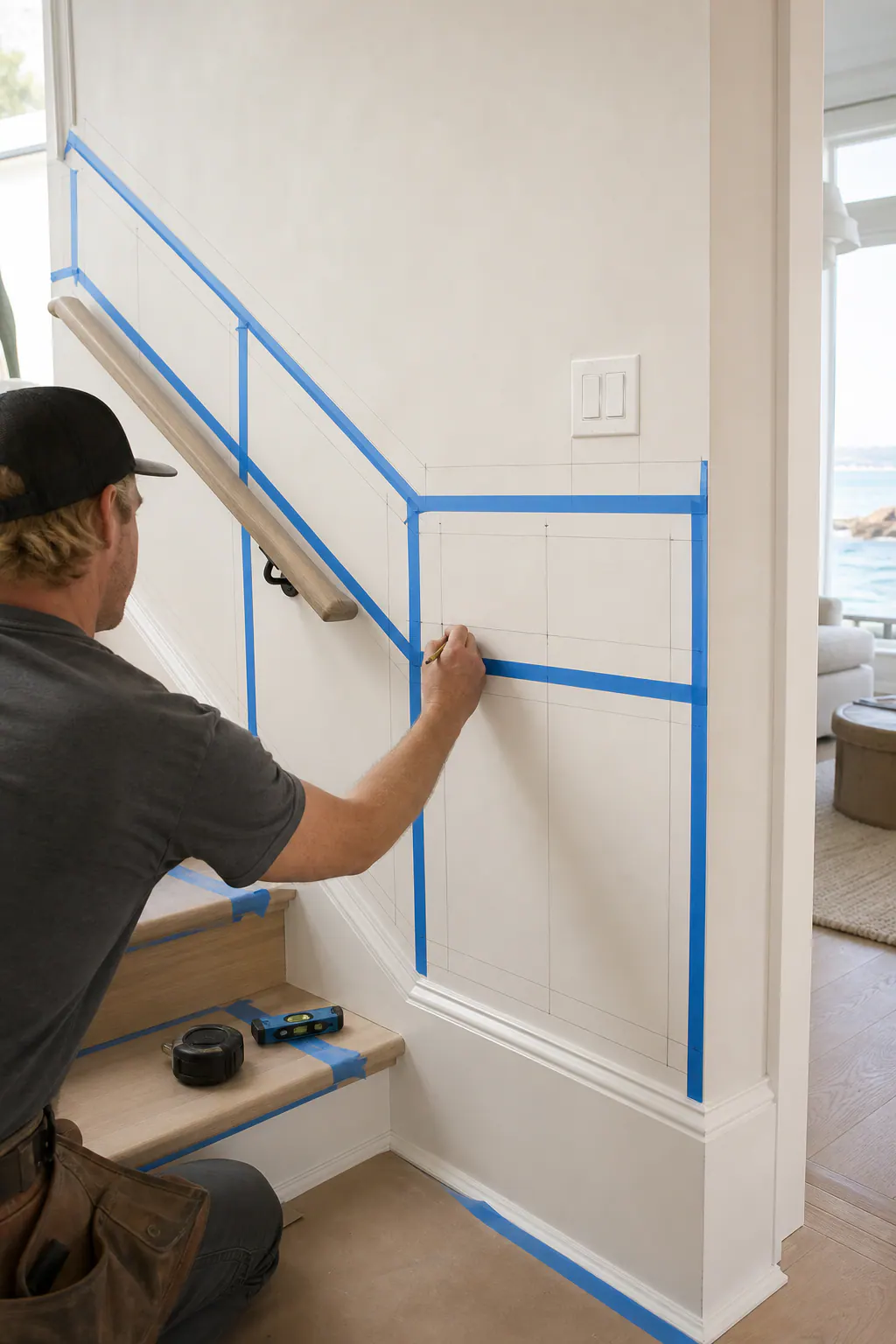 Measured Layout at the Landing