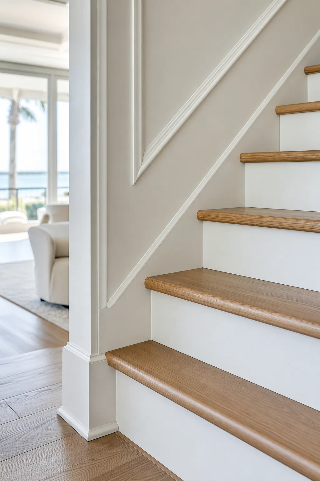 Precision Skirt Board and Trim Detail