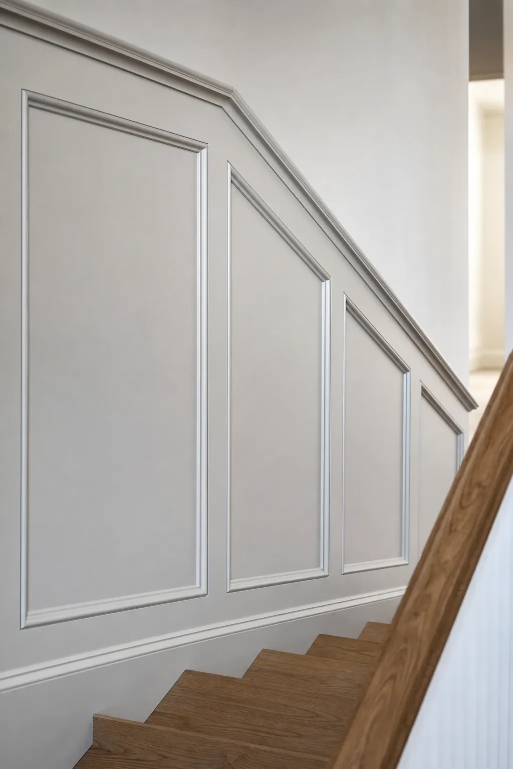 Precise Panel Layout on a Sloped Stair Wall