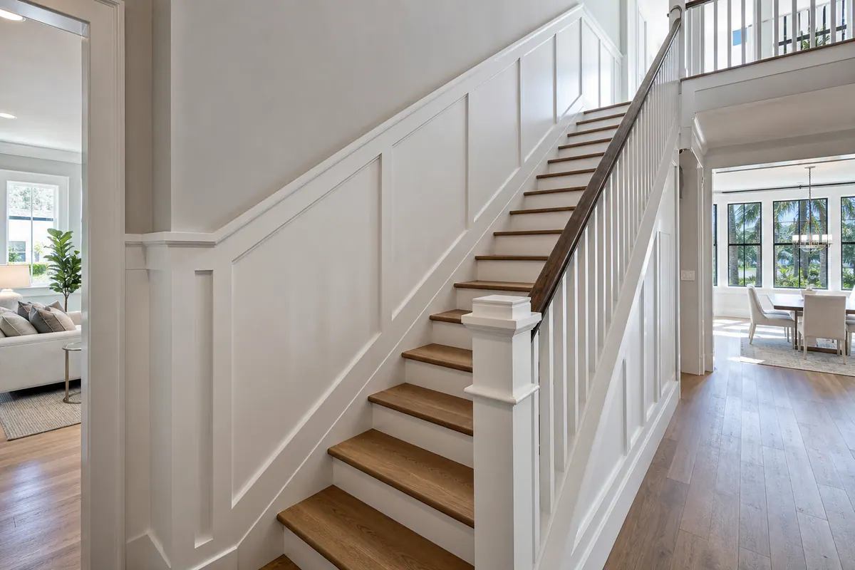 Stair Trim and Wainscoting in Sarasota, FL