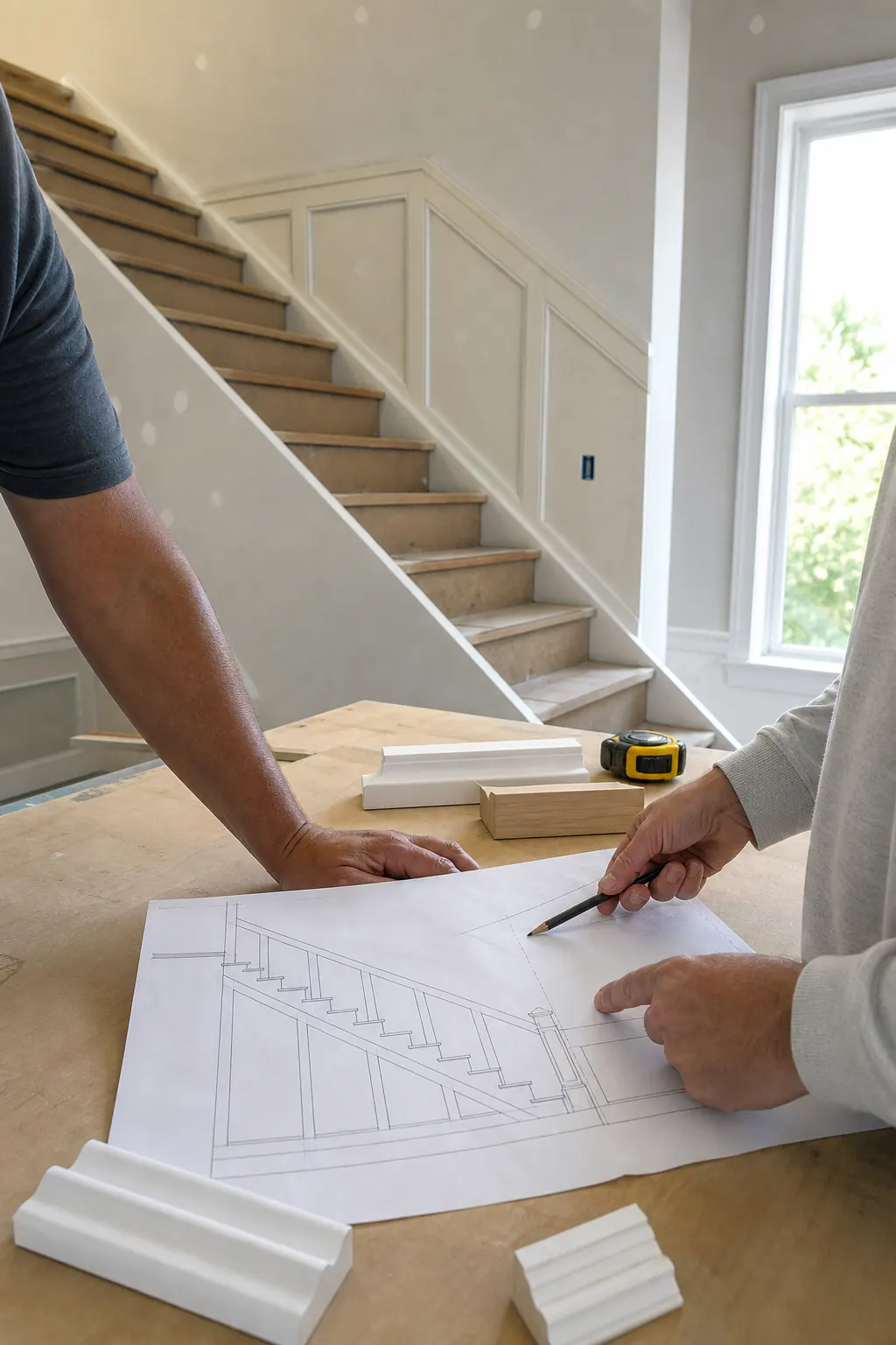 Stair Trim Layout Review
