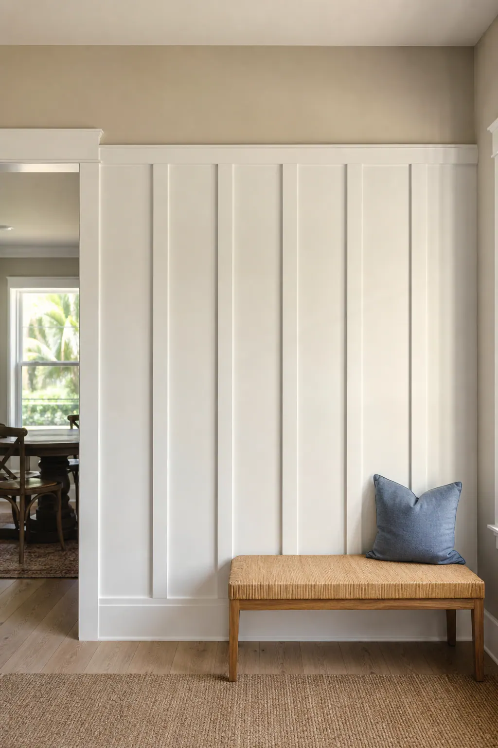 Supporting 2 Board And Batten Feature Wall