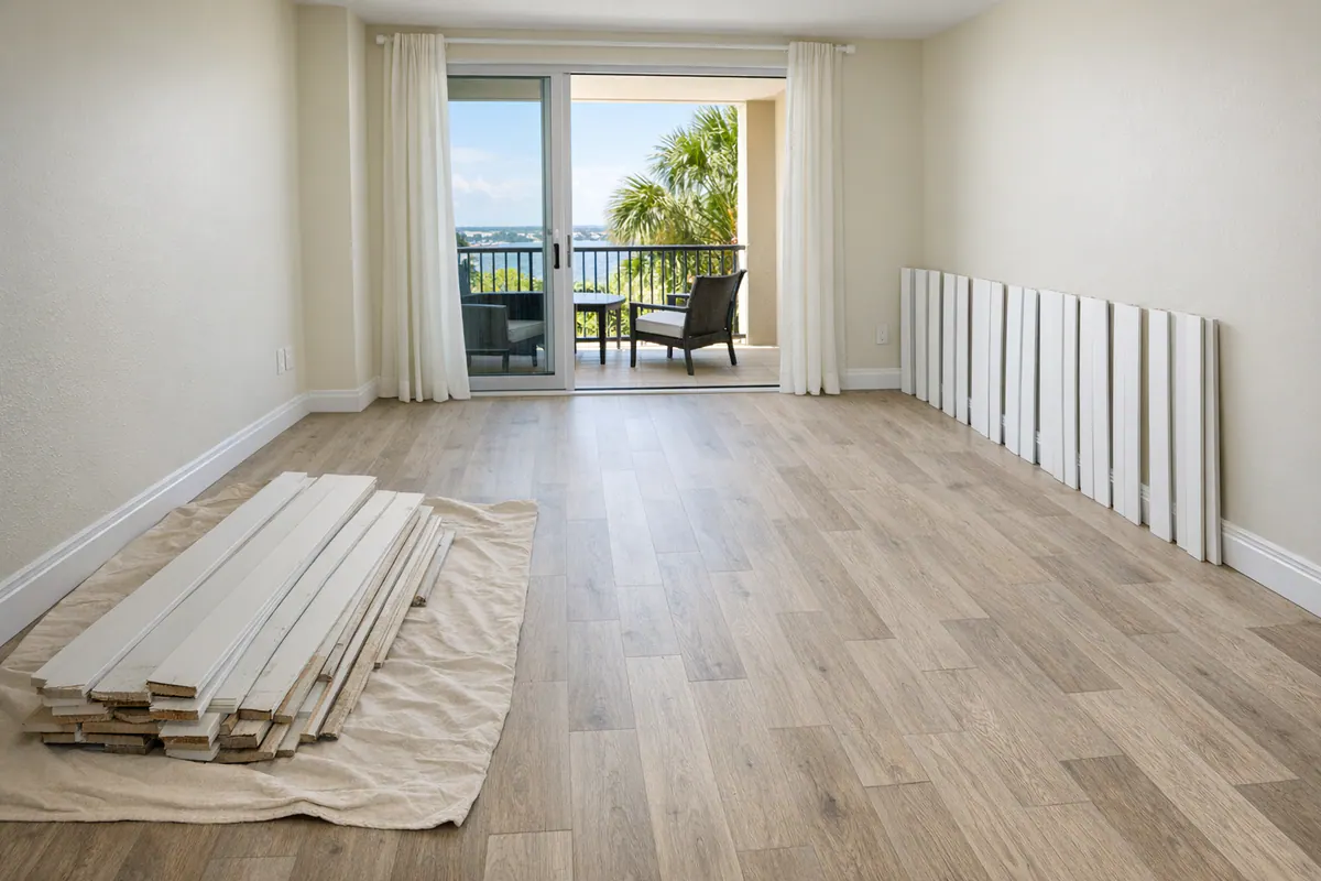 Supporting 6 Trim Replacement After Flooring