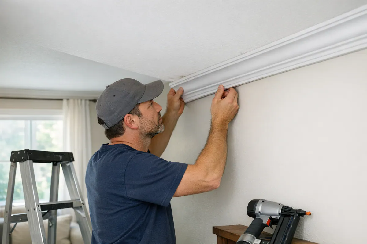 Supporting 6 Crown Molding Fit Check