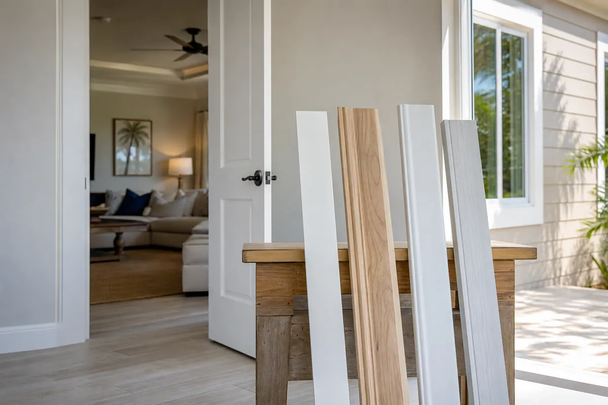 Trim Materials Compared: MDF vs Wood vs PVC vs Composite