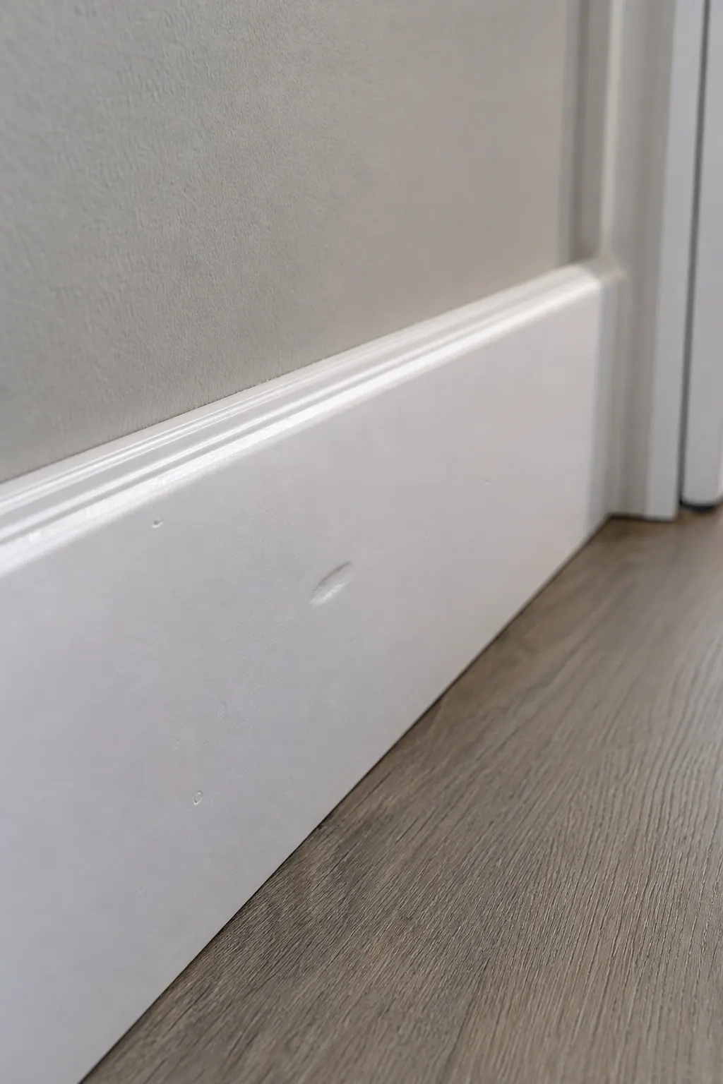 Inspecting Localized Baseboard Damage