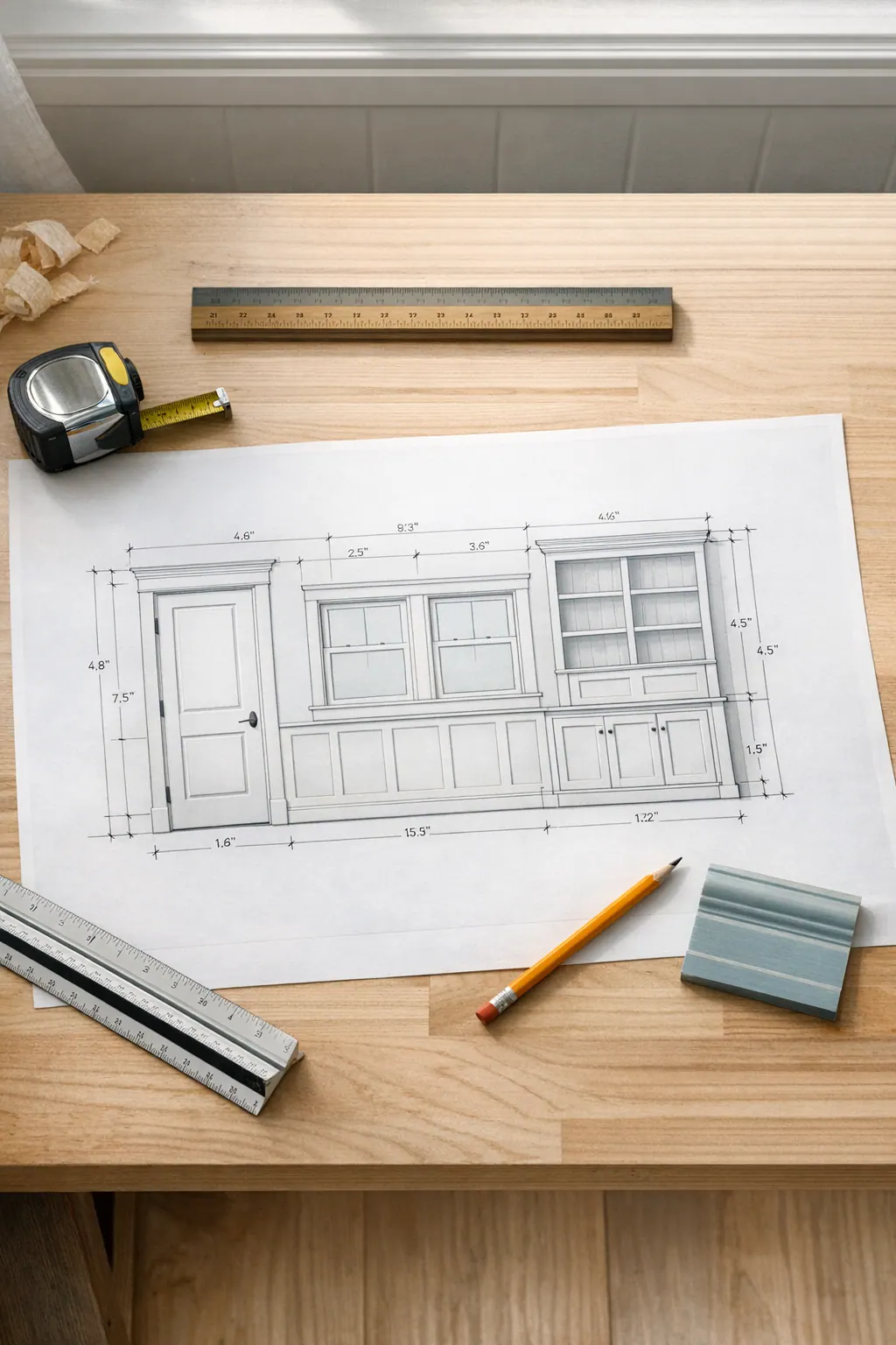Measured Wall Elevation Planning