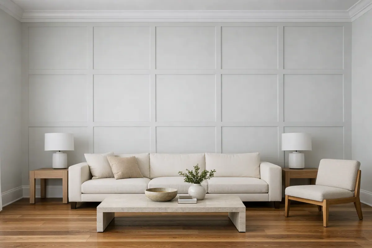 Supporting 2 Modern Flat Panel Feature Wall
